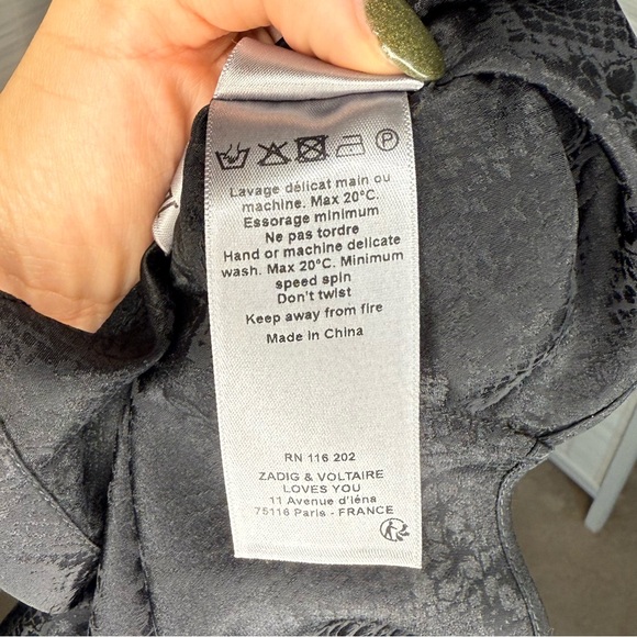 Zadig & Voltaire Talini Jac Python Shirt - Picture 9 of 9